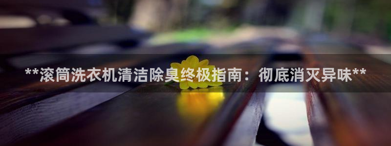 尊龙—人生就是博：**滚筒洗衣机清洁除臭终极指南：彻底消