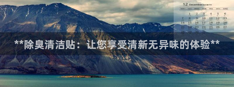 尊龙 下载：**除臭清洁贴：让您享受清新无异味的体验**