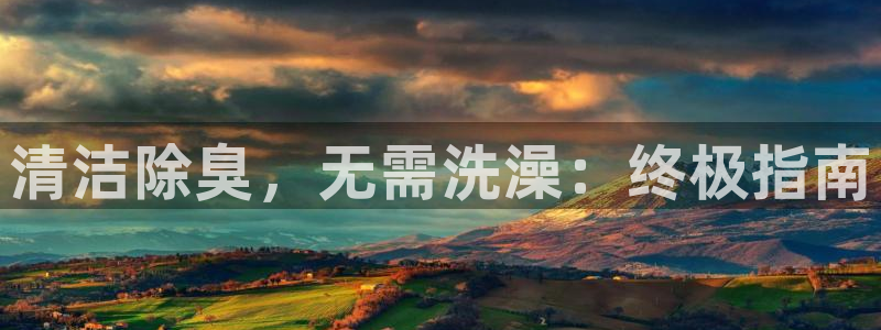 凯时平台登录：清洁除臭，无需洗澡：终极指南